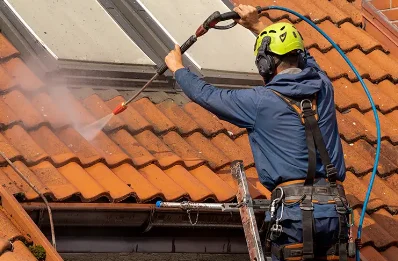 Démoussage et hydrofuge de toiture à Arignac